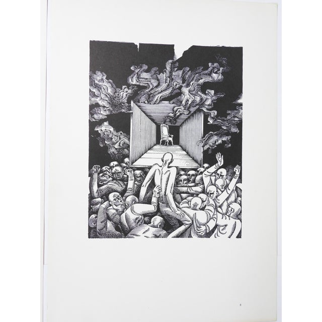 1977 Third Tallinn Graphic Triennial Portfolio of 22 Abstract Lithographs For Sale - Image 10 of 17