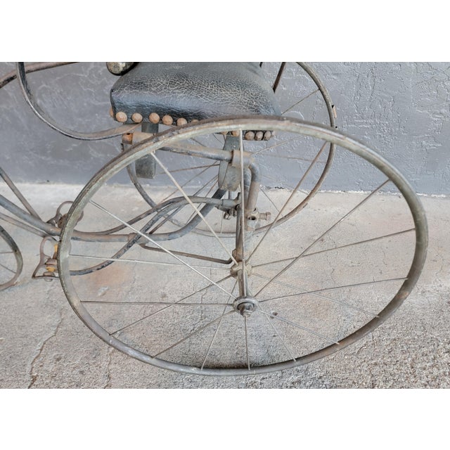 Antique Tricycle / Bicycle Circa. 1900 For Sale - Image 11 of 14