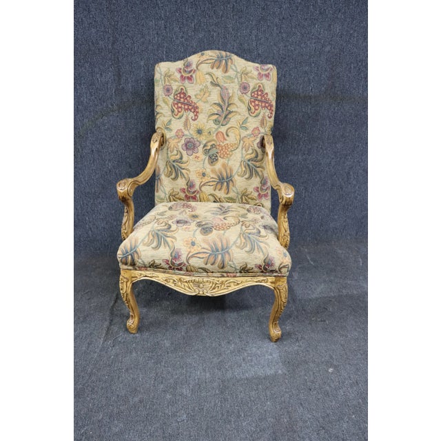 Fruitwood Carved Armchairs/Pair For Sale - Image 10 of 12