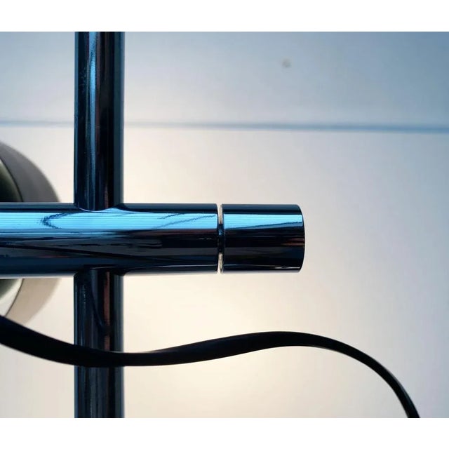 Mid-Century Minimalist Floor Lamp by Edi Franz for Swisslamps International For Sale - Image 16 of 18