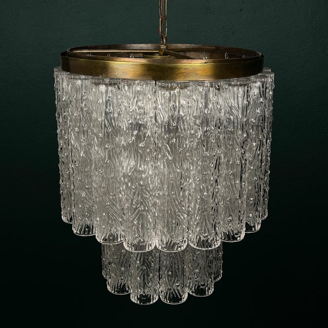 Murano Chandelier Tronchi by Venini, Italy, 1960s For Sale - Image 6 of 18