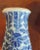 Antique 17th / 18th c. Chinese porcelain blue & white baluster shaped garniture vase with associated cover. Decorated in...