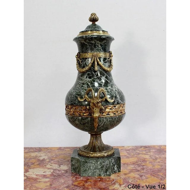 Louis XVI Style Baluster Vases, 19th-Century, Set of 2 For Sale - Image 9 of 18