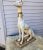 Marwal Ind. Inc. 1940s Late Art Deco Sicilian Marwal Chalkware Greyhound.Statue For Sale - Image 4 of 12