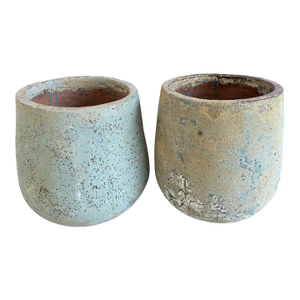 Pair of Monumental 20th Century Terra Cotta Garden Urns