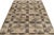 Modern Distressed Style Deco Rug in Beige-Brown, Black Geometric Pattern by Rug & Kilim For Sale - Image 3 of 6