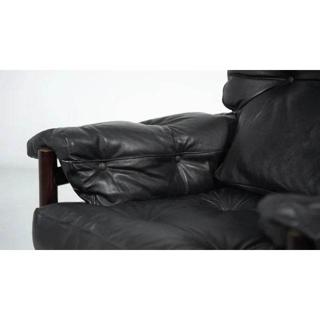 Set of Sella Armchairs with Ottoman attributed to Carlo De Carli for Sormani, 1960s For Sale - Image 13 of 18