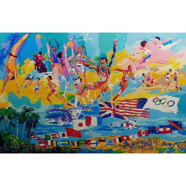 "American Gold" by LeRoy Neiman Hand Signed by the Artist Edition Number: 113/600 1984 Serigraph Image size : 28" x 41"...