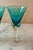 Empoli Vintage Teal Cordial Glasses - Set of 6 For Sale - Image 4 of 7