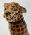 Brown Antique Handmade Ceramic Spotted Cat Figure For Sale - Image 8 of 10