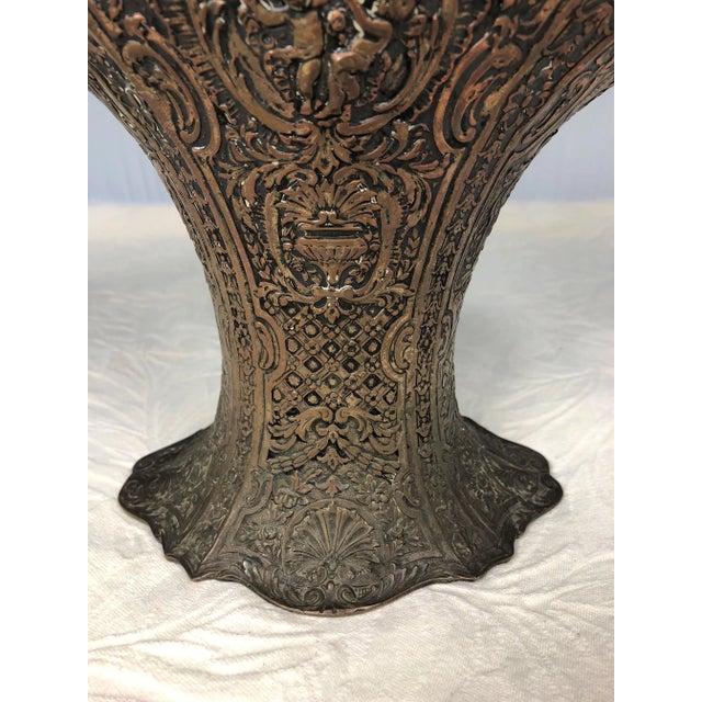 Early 20th Century Antique Silver Wedding Basket Cross Silver For Sale - Image 5 of 11