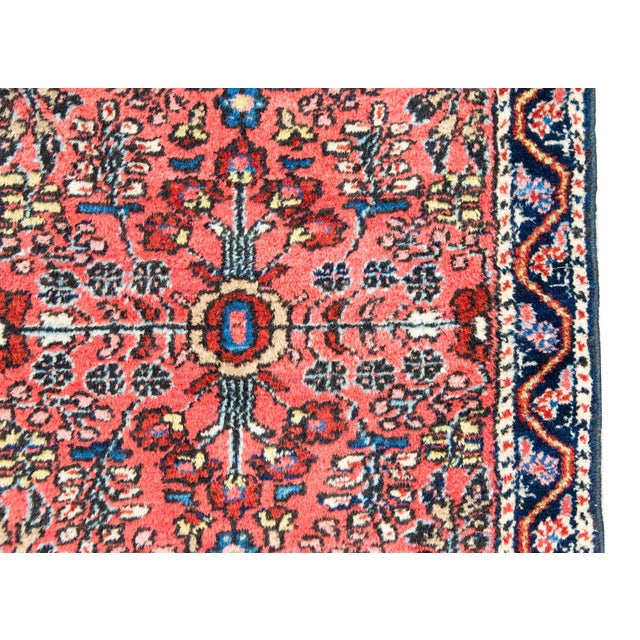 Textile Early 20th Century Persian Sarouk Rug For Sale - Image 7 of 15