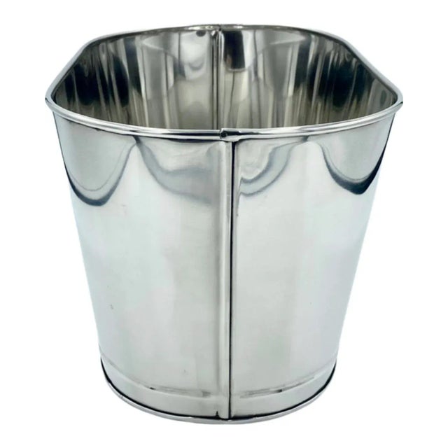 Late 20th Century Napoleon Bonaparte Quote Silver Metal Champagne Ice Bucket Barware Party For Sale In Washington DC - Image 6 of 12