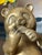 Vintage Brass Bronze Lucky Bamboo Panda Statue Sculpture Figure For Sale - Image 9 of 12