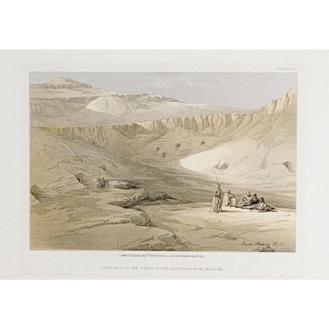 Print by Roberts, Valley of the Kings, 19th century.
