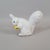 Ceramic Vintage Italian White Glazed Terracotta Squirrel Figurine For Sale - Image 7 of 10