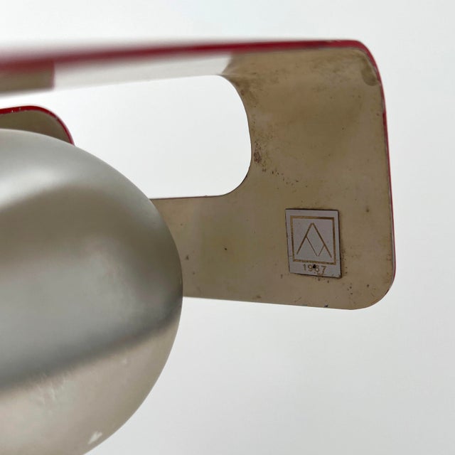 Red Spider Desk Lamp by Joe Colombo for Oluce, 1970s For Sale - Image 9 of 11