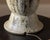 Cream Vintage Petzold '73 Studio Pottery Table Lamp For Sale - Image 8 of 12