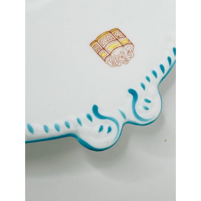 Minton Aesthetic Chinoiserie Dessert Handled Plate For Sale - Image 9 of 12