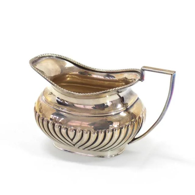 Early 20th Century Vintage English Silver Plated Sheffield Tea or Coffee Set of 6 For Sale - Image 5 of 10