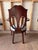 Antique Art Nouveau Marquetry Mixed Wood Oak Open Armchair For Sale - Image 17 of 17