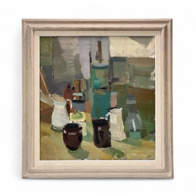 Gösta Stenåsen, Still Life, 1950s-1960s, Oil Painting on Canvas, Framed For Sale - Image 6 of 6