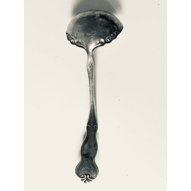 1900's Colonial Simeon L & George H Rogers Co. Silver Plate Ladle For Sale In New York - Image 6 of 6