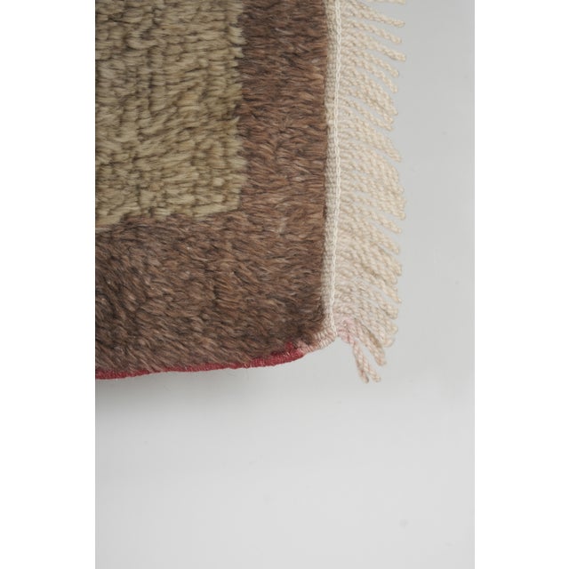 Textile 1970s Vintage Mohair Tulu Rug 2'11" X 5'10" For Sale - Image 7 of 13