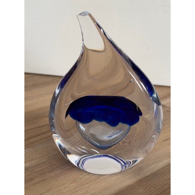 Murano Teardrop Paperweight For Sale - Image 11 of 13