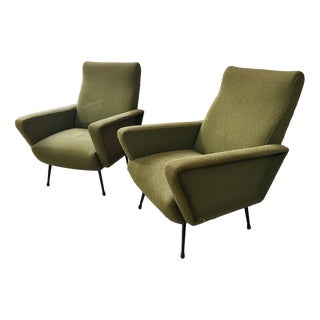 Italian Armchairs, 1950s, Set of 2 For Sale