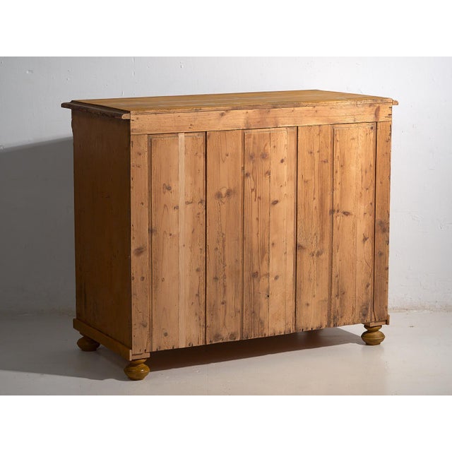 Vintage Chest of Drawers in Pine, 1920 For Sale - Image 10 of 11