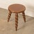 1950s Short French Wood Tripod Stool For Sale In Los Angeles - Image 6 of 9