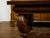Wood Italian 1800s Walnut Side Table with Lion Motifs and Richly Carved Trestle Base For Sale - Image 7 of 11