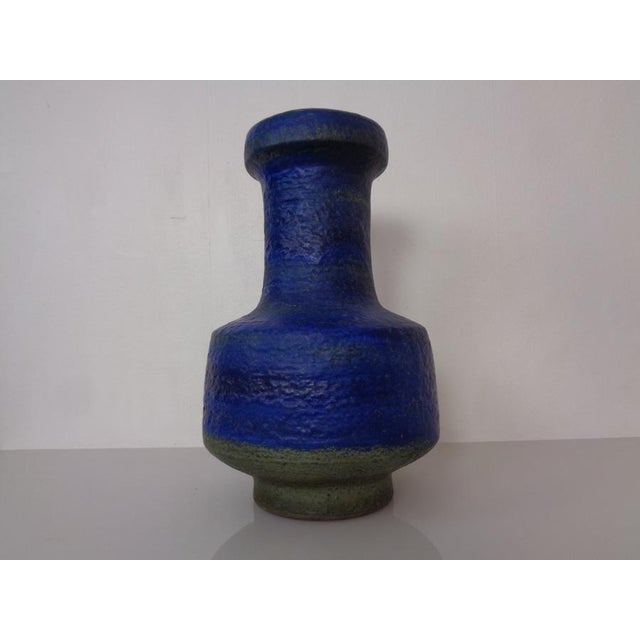 Large Majolika Ceramic 7317 Floor Vase by Fridegart Glatzle for Karlsruher Majolika, Germany, 1970s For Sale - Image 6 of 18