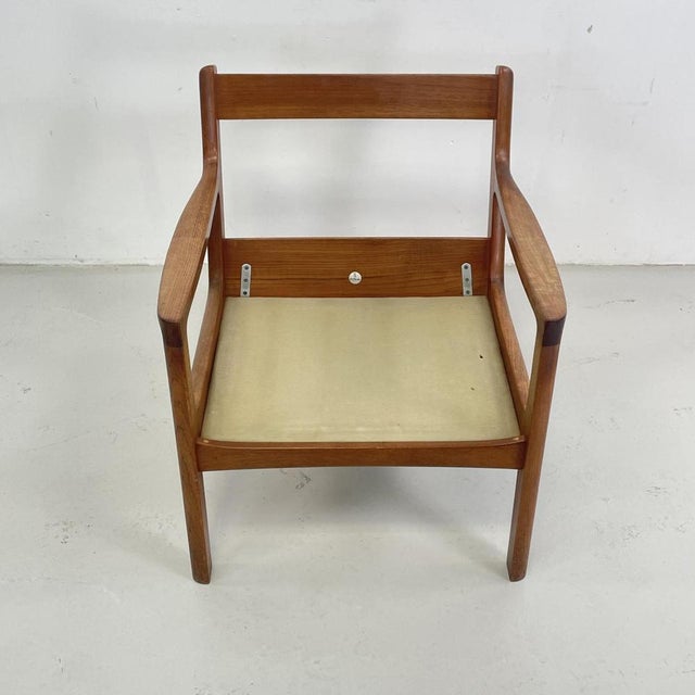 Ole Wanscher Teak Lounge Chair by Ole Wanscher, 1960s For Sale - Image 4 of 5