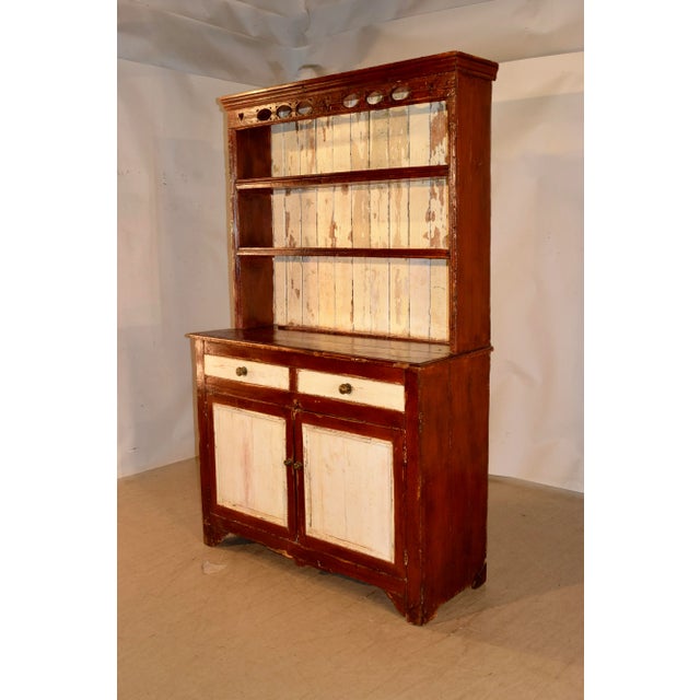19th Century Irish Painted Cupboard For Sale - Image 4 of 13