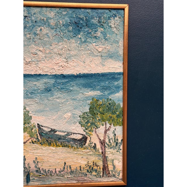 Stig Allan, Landskrona, 1950s, Oil on Panel, Framed For Sale - Image 4 of 18