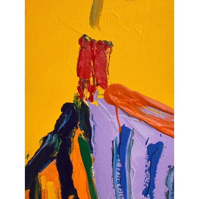 1986 Van Johnson “Van’s Road” Original Acrylic Painting, Arles, France For Sale - Image 4 of 12