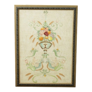 Neoclassical Style Painting, Custom Framed For Sale