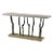 Modern Faux Bois Console Table For Sale