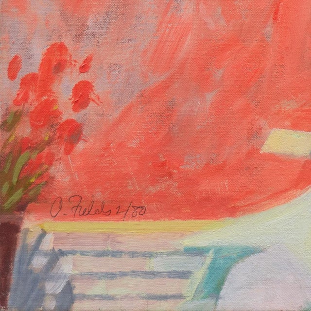 Signed lower left, 'Curtis Fields' (American, 1921-2008) and dated 1980. Provenance: Austin Hills estate, San Francisco....
