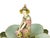 Chartreuse Ernst Wahliss, Art Nouveau Sculpture of Figural Tray with Maiden & Lily Pads, 1890s-1910s, Porcelain For Sale - Image 8 of 11