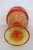 Viking Glass Amberina Yesteryear Star Footed Compote Goblet Cadmium Glow 5877b For Sale - Image 9 of 14