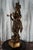 Mid 20th Century Large Vintage Bronze Krishna Playing Flute Sculpture | Intricately Detailed Indian Hindu Art Statue For Sale - Image 5 of 7
