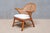 Vintage Armchair in Cherry Wood and Cane and Bouclé by Frits Schlegel, Denmark, 1940s For Sale - Image 15 of 15