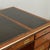 Vintage Large Scale Leather Top Campaign Style Partners Desk by Baker For Sale - Image 14 of 18