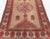 Textile Authentic 19th Century Sarouk Handmade Wool Rug in Beige, Orange and Red For Sale - Image 7 of 9