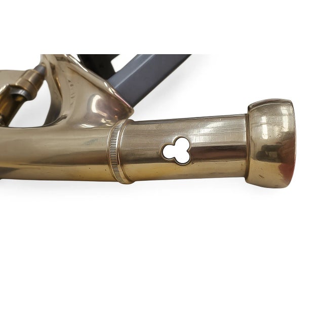 Antique “The Acme” Brass & Iron Bar-Mount Corkscrew — Industrial Wine Opener For Sale - Image 9 of 11