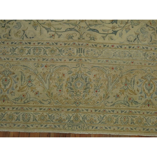Textile Vintage Kashan Rug, 9'11'' X 13'1'' For Sale - Image 7 of 10