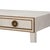 Art Deco Shagreen Writing Desk in White with Brass Ring Pulls For Sale - Image 11 of 12